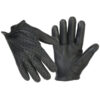 Men's Police Style Perforated Leather Gloves