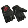 Women's Embroidered Fingerless Gloves