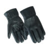 Insulated Biker Leather Gloves for Cold Weather