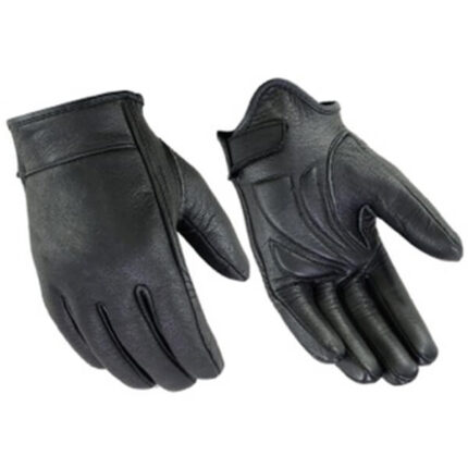 Mens Premium Leather Short Cruiser Gloves