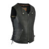 Women's Lightweight Stylish Motorcycle Leather Vest