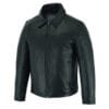 Men's Drum Dyed New-Zealand Lambskin Biker Jacket