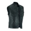 Men's Honeycomb Stitch Cowhide Leather Vest