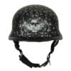 Skull Graveyard Novelty German Helmet Black