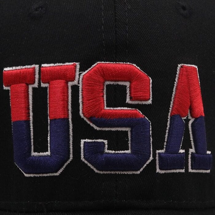 USA Flag 3d Embroidered Cotton Soft Baseball Style Cap - Image 14