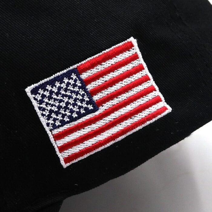 USA Flag 3d Embroidered Cotton Soft Baseball Style Cap - Image 8