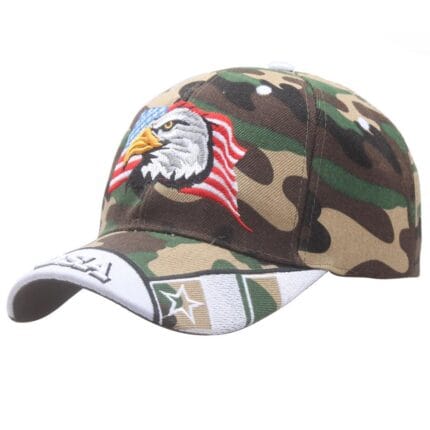 USA Flag Hat Eagle Embroidery Patriotic American Baseball Cap