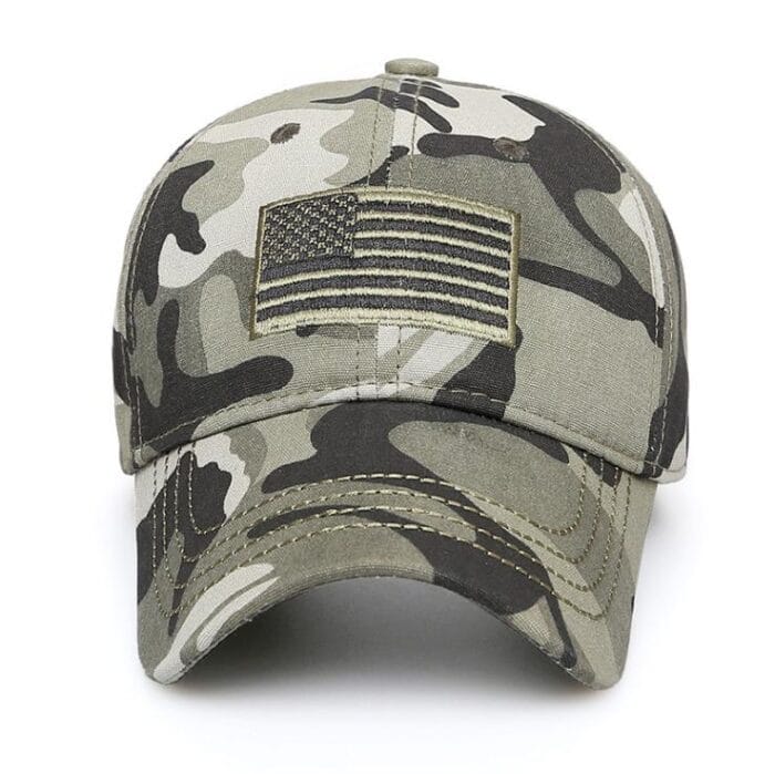 USA Flag Tactical Camouflage Caps Army Style - Image 2