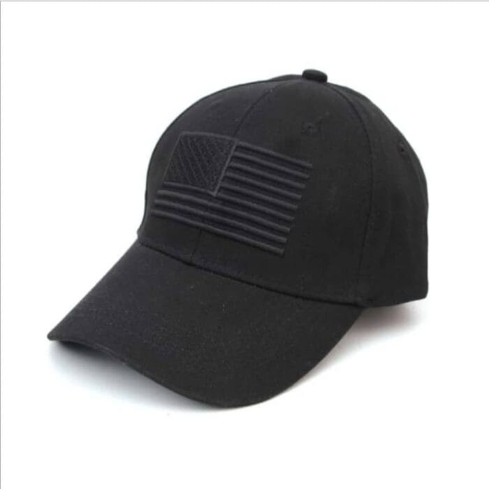 USA Flag Embroidered Cotton Soft Tactical Style Cap - Image 2