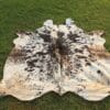 Tricolor Cowhide Leather Area Rug