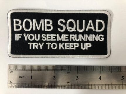 Bomb Squad Biker Vest Patch