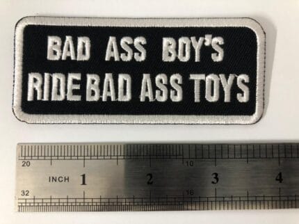 Bad Ass Boys Motorcycle Vest Patch