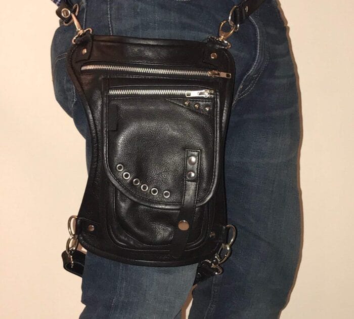 Drop Leg Thigh Bag W/Concealed Carry Pocket - Large - Image 2