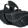 Two Strap Motorcycle SaddleBag W/ Studs