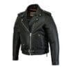 Men's Classic Side Lace Police Style M/C Jacket