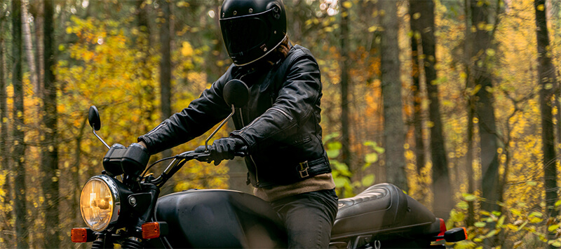 motorcycle leather jacket